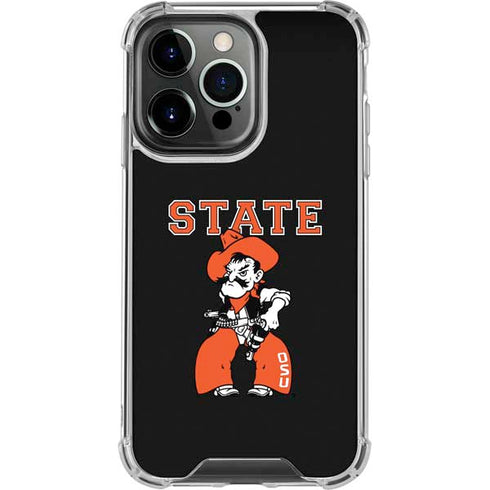 Oklahoma State University OSU Cowboys Orange iPhone 16 Pro Clear Case